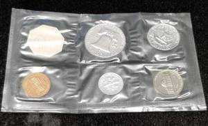 1963 US PROOF SET 5 COINS AS PICTURED