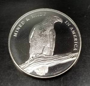 1 TROY OZ .999 FINE SILVER AMERICAN RESERVE ROUND US MINTED & PRESSED