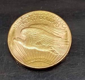 1913-D US $20 GOLD SAINT GAUDENS