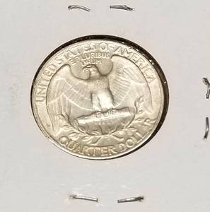1964 WASHINGTON QUARTER BU