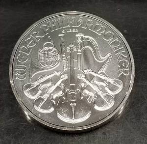 2021 AUSTRIA PHILHARMONIC 1 TROY OZ .999 FINE SILVER