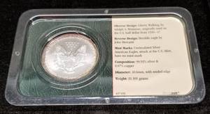 2002 AMERICAN SILVER EAGLE SEALED
