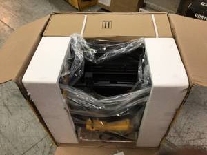 15 Amp Corded 10 in. Job Site Table Saw with Rolling Stand by DEWALT Customer Returns See Pictures