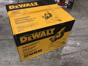 15 Amp Corded 12 in. Compound Double Bevel Miter Saw by DEWALT Customer Returns See Pictures