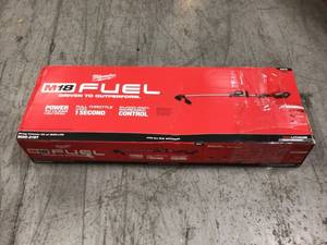 M18 FUEL 18-Volt Lithium-Ion Brushless Cordless String Trimmer and Battery by Milwaukee Customer Returns See Pictures