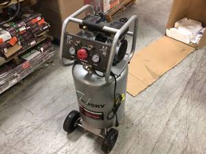 20 Gal. Vertical Electric-Powered Silent Air Compressor by Husky Customer Returns See Pictures