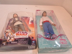 lot 64 image: Star Wars Action Figure and Disney Doll