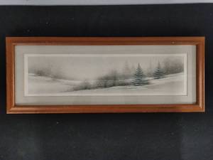 Original Unsigned Winter Scene