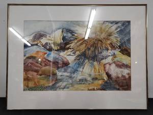 Original Sea Life Watercolor by Judith Goggin