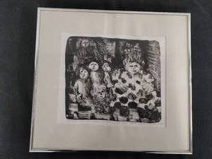 Grandma and the Raison Children by Paula Leiter Pergament Print- Signed & Numbered