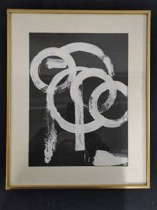 Framed Abstract Painting