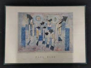 Framed Vintage Paul Klee Print