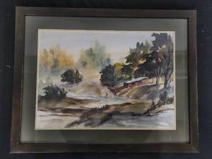 Framed Watercolor