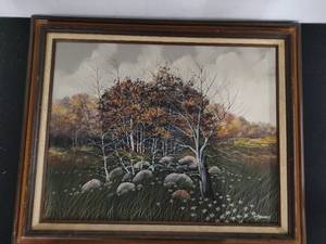 Framed Vintage Painting