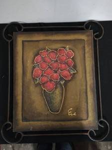 Floral Painting on Canvas