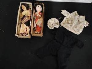 Collection of Vintage Dolls and Clothing