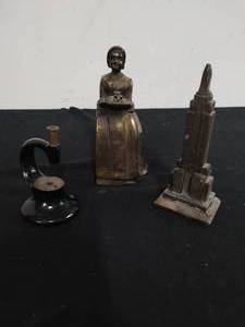 Collection of Three Metal Figurines