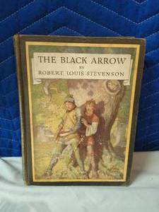 Antique Book The Black Arrow By Robert Louis Stevenson