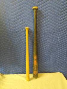 Two Vintage Baseball Bats