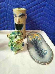 Three Ceramic Dcor Items