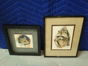 Two Original Watercolors Jean Haetele