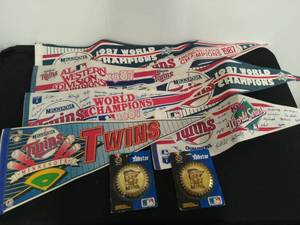 Collection of Twins memorabilia