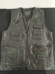 Leather vest