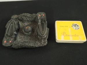 Old Ashtray and Cigarette Case