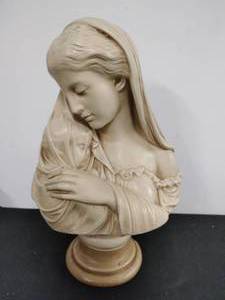 Mother and child statue
