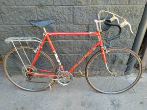 Vintage Peugeot Bicycle with Ideal Leather Bike Seat
