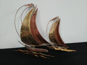 Pair of Vintage Sailboats