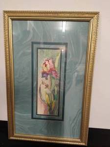 Signed Flower Watercolor