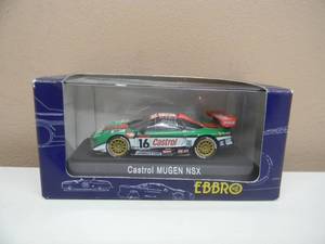 lot 36 image: EBBRO 143 SCALE HONDA CASTROL MUGEN NSX JGTC 2000 - NEW IN BOX - AWESOME PIECE - SEE PICTURES