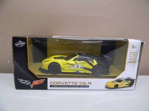lot 38 image: LOLLIPOP TOYS 124 SCALE #3 CORVETTE C6-R FRICTION SERIES - NEW IN BOX - GREAT PIECE - SEE PICTURES