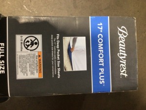 Beautyrest Beautyrest Comfort Plus 17 in. Full Air Mattress with Sure-Lock Built-in Pump