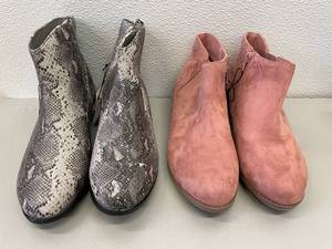 Lot of 2 Cat &amp Jack Girls Size 5 Fashion Boots