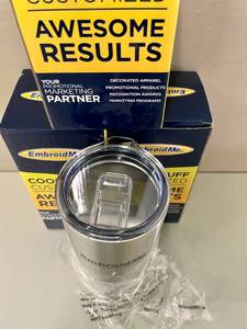 Lot of 3 Stainless Steel Travel Coffee Beverage Mugs