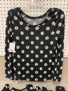 Lot of 3 Daisy Ballet Back Long Sleeve Shirts Girls Size XL