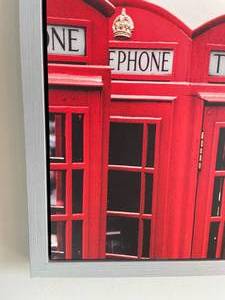 Ikea Vilshult CityScape British Phone booth Large Print 30 x 20