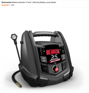 Schumacher Battery Extender 12-Volt 1,200 Amp Battery Jump Starter. See Pictures