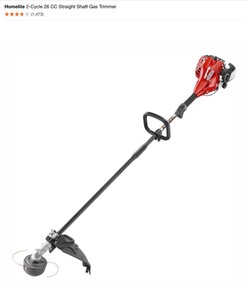 Homelite 2-Cycle 26 CC Straight Shaft Gas Trimmers. Various Conditions. See Pictures