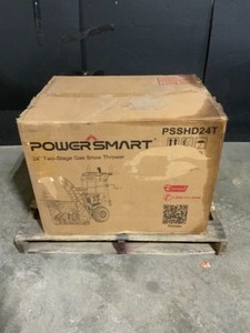 PowerSmart 24 in. 2-Stage Electric Start Gas Snow Blower with LED Light. See Pictures