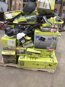 lot 19 image: PALLET OF RYOBI TOOLS