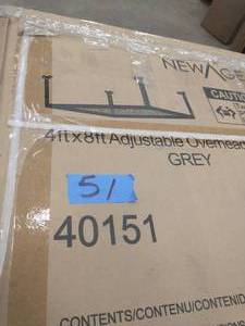 lot 51 image: NEWAGE VersaRac Gray Adjustable Steel Overhead Garage Storage Rack (48 in W x 96 in D)