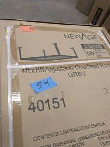 lot 54 image: NEWAGE VersaRac Gray Adjustable Steel Overhead Garage Storage Rack (48 in W x 96 in D)