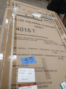 lot 55 image: NEWAGE VersaRac Gray Adjustable Steel Overhead Garage Storage Rack (48 in W x 96 in D) (3