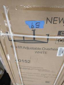 lot 59 image: NEWAGE VersaRac White Adjustable Steel Overhead Garage Storage Rack (48 in W x 96 in D)