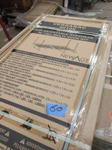 lot 60 image: NEWAGE VersaRac White Adjustable Steel Overhead Garage Storage Rack (48 in W x 96 in D)
