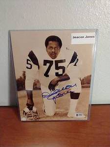 Signed Deacon Jones Photo - With COA