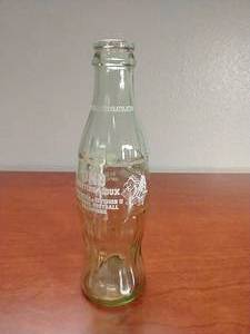 2001 UND Fighting Sioux NCAA Football Champs Coke Bottle